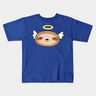 Sloth Angel Face Kids T-Shirt